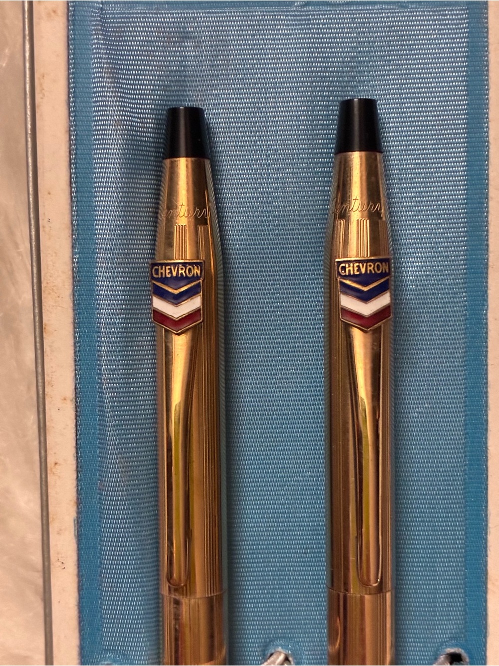 VINTAGE CHEVRON OIL CROSS  (Set of 2)